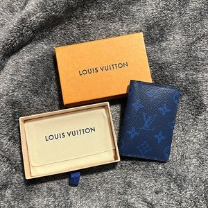 Louis Vuitton Blue Card Holder Brand New